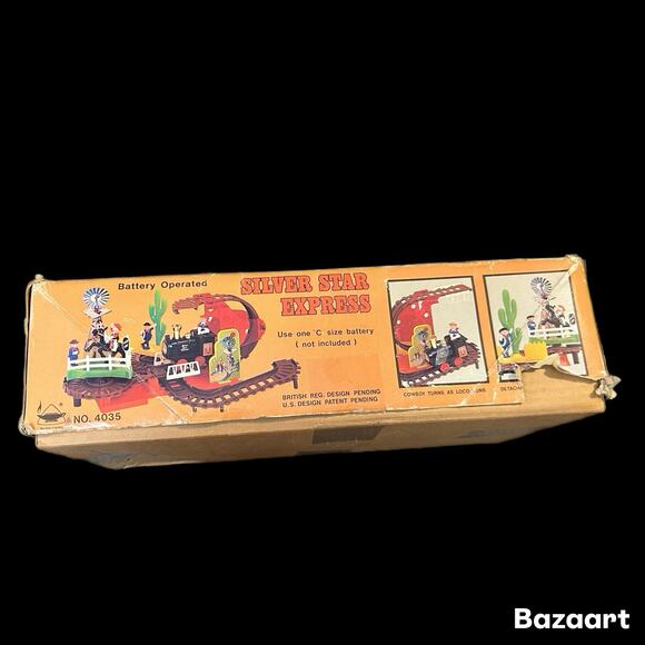 1970’s Woolworth’s Silver Star Express Battery Power Flip Train Set *READ* - Picture 2 of 8